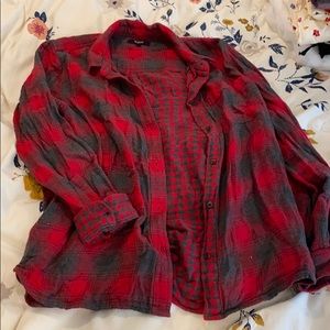 Reversible Madewell flannel